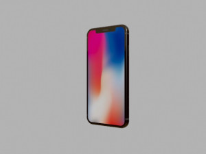 iphone x 3D मॉडल