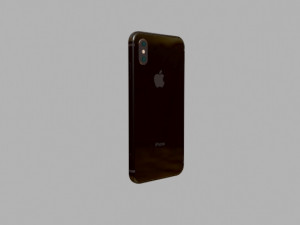 iphone x 3D मॉडल