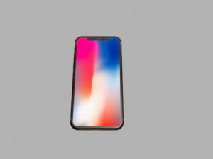 아이폰 엑스 3D 모델