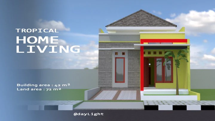 tropical home living 3D Model .c4d .max .obj .3ds .fbx .stl .blend