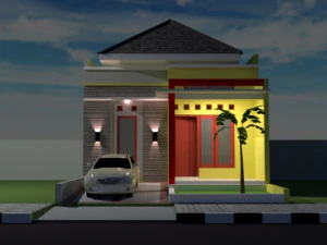 tropical home living 3D Model