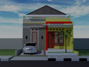 tropical home living 3D Model