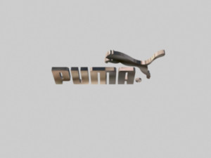 puma logo 3D Model