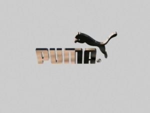 puma logo 3D Model