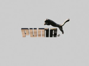 puma logo 3D Model