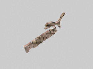 puma logo 3D Model