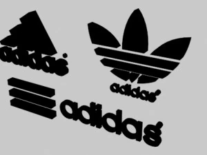 adidas 3 logo pack 3D Model