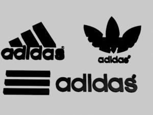 adidas 3 logo pack 3D Model
