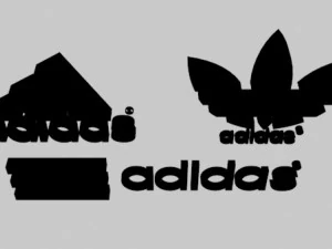 adidas 3 logo pack 3D Model