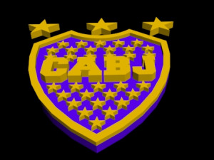 boca juniors fc 3Dモデル