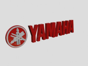 yamaha logo Modelo 3D