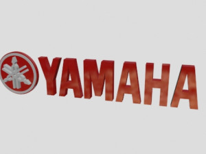 yamaha logo Modelo 3D