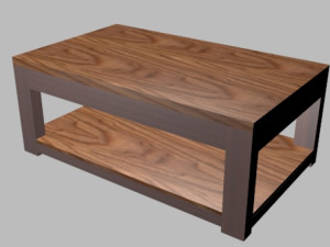 livingroom table 3D 模型