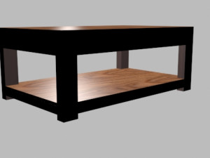 livingroom table 3D 模型