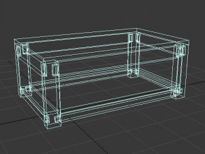 livingroom table 3D 模型