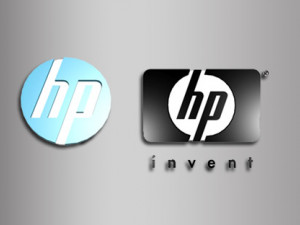 hp hewlett-packart logo 3D Model