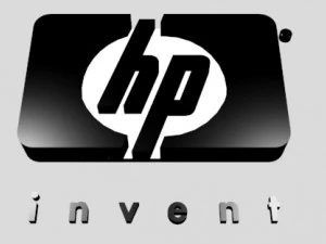 logotipo da hp hewlett-packard Modelo 3D