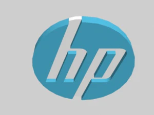 logotipo da hp hewlett-packard Modelo 3D