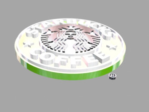 starbucks coffee Modelo 3D