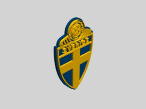 Schwedischer Fu&szlig;ballverband 3D Modell
