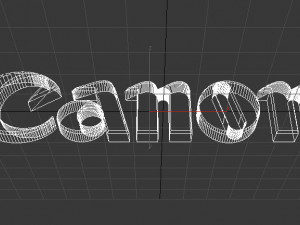 canon logo Modelo 3D