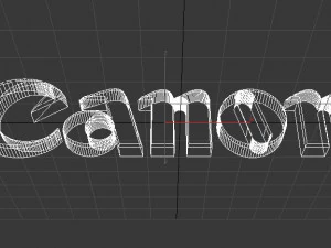 canon logo 3D Model