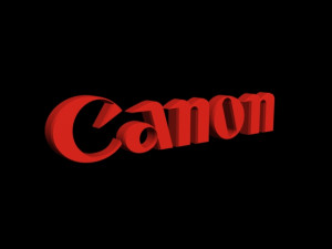 canon logo Modelo 3D