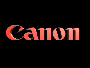 canon logo Modelo 3D