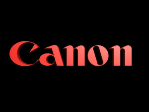 canon logo Modelo 3D