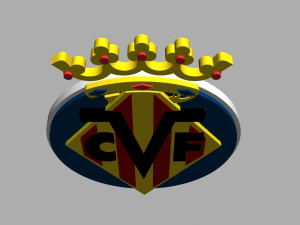 villareal club de futbol Modelo 3D