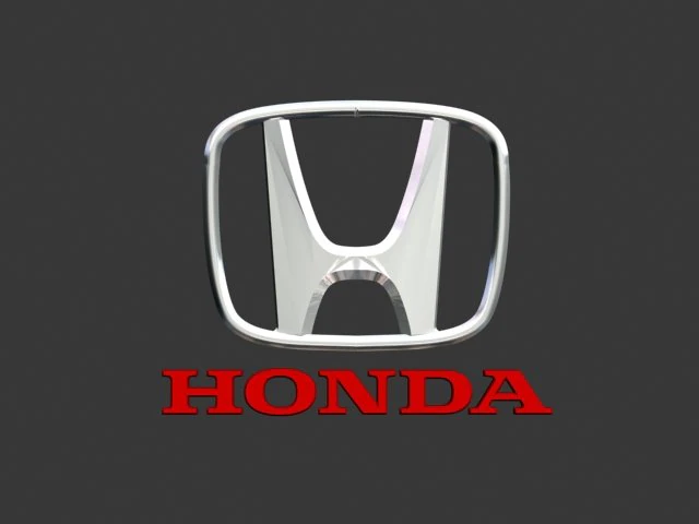 honda logo 3D Model .c4d .max .obj .3ds .fbx .stl .blend 