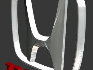 honda logo 3Dモデル