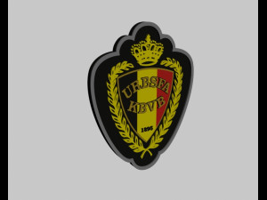 belgium notional football 3D मॉडल