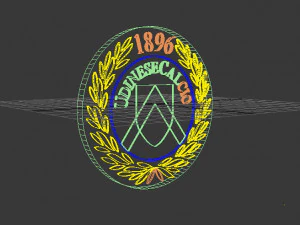 calcio udinese Modello 3D