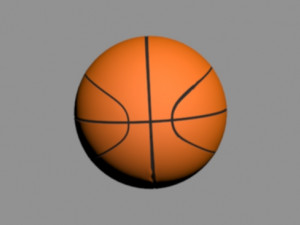 basket ball size 7 Model 3D