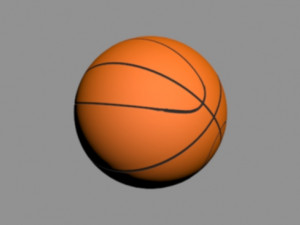 basket ball size 7 Model 3D