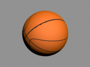 basket ball size 7 Model 3D