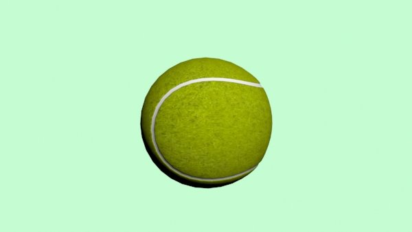 tennis ball 3Dモデル .c4d .max .obj .3ds .fbx .stl .blend 