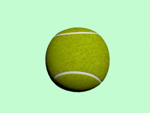 tennis ball 3Dモデル