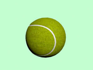 tennis ball 3Dモデル