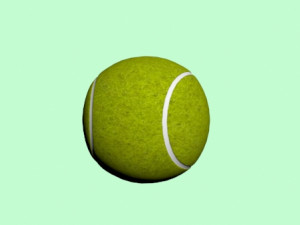 tennis ball 3Dモデル