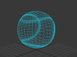 tennis ball 3Dモデル