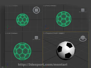 classic soccer ball 3D Model
