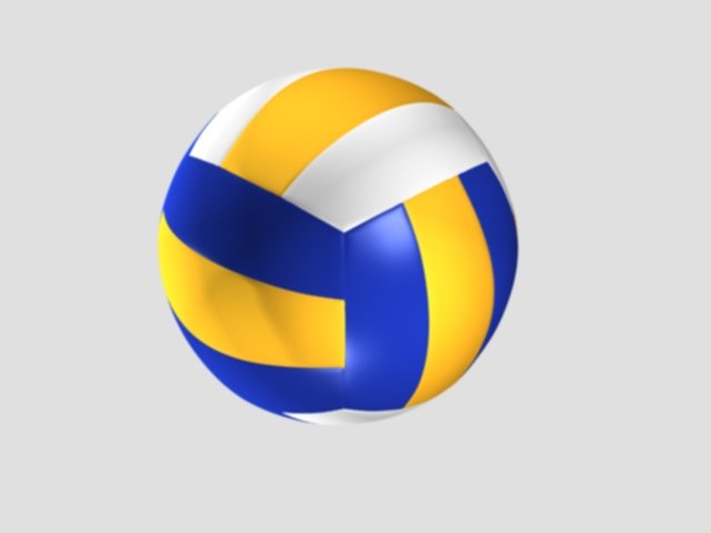 volley ball 3D Model .c4d .max .obj .3ds .fbx .stl .blend 