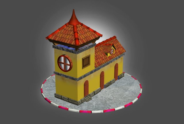 grocery store Model 3D .c4d .max .obj .3ds .fbx .stl .blend 