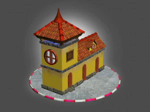 식료품점 3D 모델