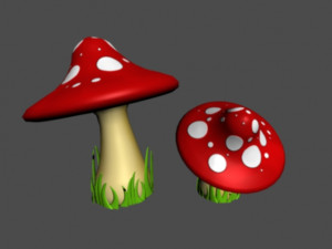 mushroom Modelo 3D