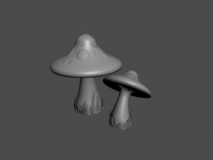 mushroom Modelo 3D