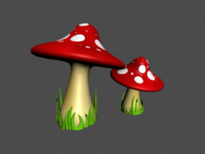 mushroom Modelo 3D