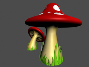 mushroom Modelo 3D
